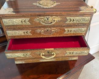 	#41	Antique Jewelry Chest 15x8x13	SOLD			