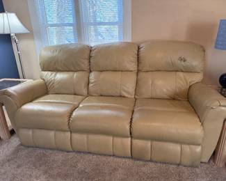 	#16	LazyBoy Leather Sofa Recliner - As Is	 $50.00 				