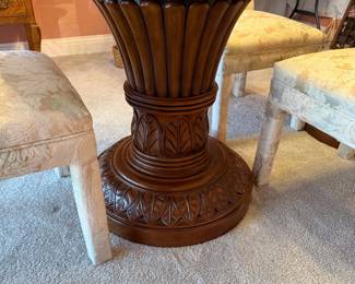 	#12	Glass Top Table with 4 Chairs 84x48x29	 $150.00 				