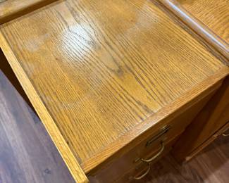 	#46	Oak File Cabinet 15x16x28	 $30.00 				