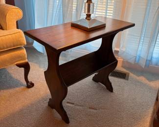 	#9	Magazine Side Table 24x12x22	 $40.00 				