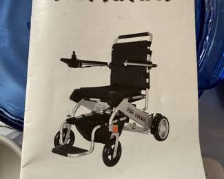 *	#22	New Air Hawk Foldable Electric Power Wheelchair	 $600.00 				