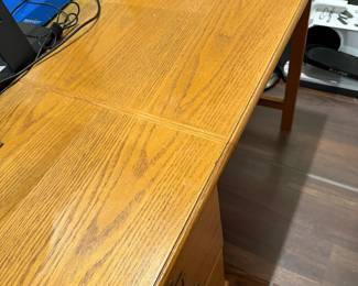 	#45	Oak Desk 45x20x29	$60 				