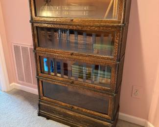 	#28	Antique Barrister Bookcase 31x11x52	 SOLD			