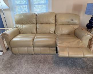 	#16	LazyBoy Leather Sofa Recliner - As Is	 $50.00 				