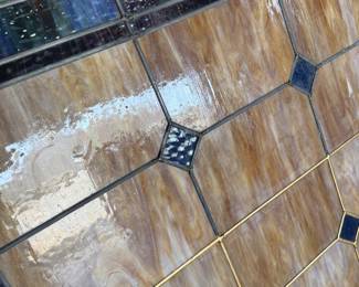	#60	Antique Stained Glass 3'x5'	 $500.00 				