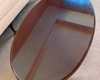 	#4	Queen Anne Cherry Coffee Table with Glass Top 44x27x15	 $60.00 				