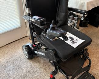 *	#22	New Air Hawk Foldable Electric Power Wheelchair	 $600.00 				
