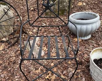 *	#64	Metal Chair	 $25.00 				