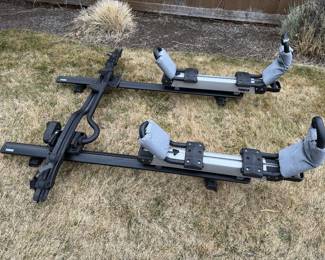 Thule rooftop rack system, Hullvator, bike rack