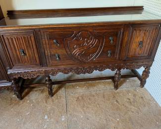 Antique, Coat of Arms Carving