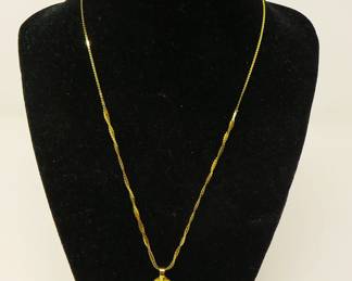 14K pendant necklace