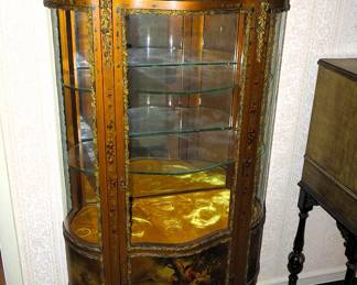 French Vernis Martin curio cabinet