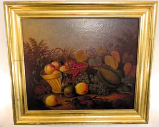 (BID ITEM) Margaretta Angelica Peal oil painting, 19th century