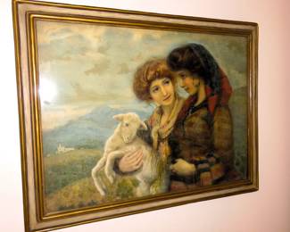 Raniero Aureli original watercolor & pastel