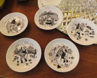 1957 Arabia "Emilia" dishes