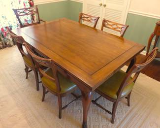 Johnson-Handley-Johnson dining table & chairs