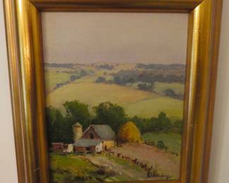 Hans Stoltenberg original oil painting