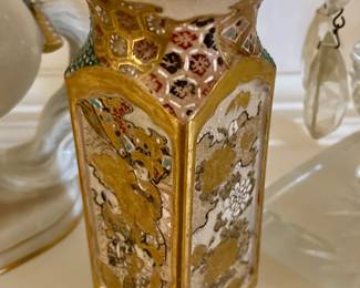 Meiji era 5” Japanese satsuma vase 