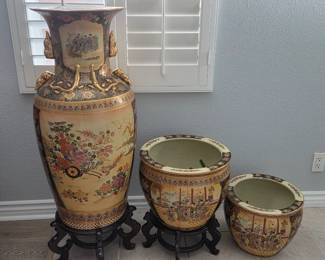 gorgeous three set chinese bases