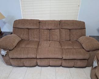 two sides recliner sofa with tag