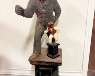 black yard jockey and door stop