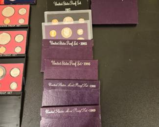 80s era proof sets