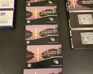 2010s era SILVER proof sets