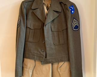 Vintage US Army Wool Uniform: Ike Jacket
