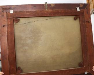  antique Hudson River School  oil painting