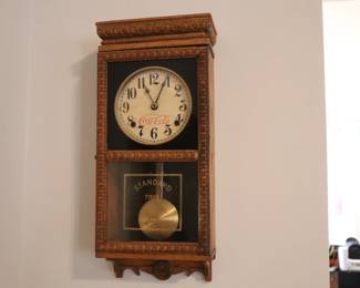 COCA-COLA REGULATOR ADVERTISING CLOCK