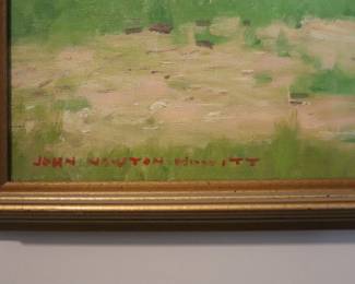  John Newton Howitt (1885-1958) Original Painting on Canvas