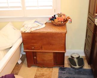 Antique Dry Sink or Blanket Chest 