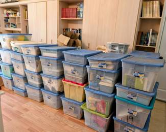 We just found all of these tubs in the Attic - Oh my!