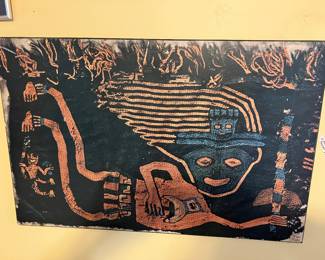 Peruvian mounted poster.  