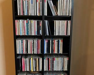 One of several bookcases full of books
