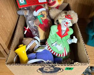 Vintage Clown Figurines and Toys