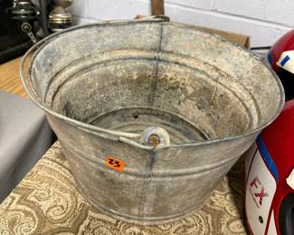 Vintage Galvanized Bucket