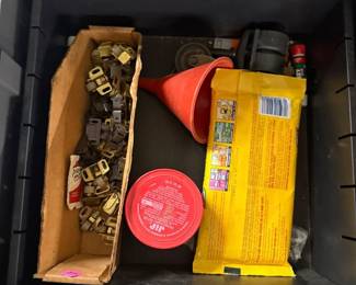 Various Filing Cabinets With Tools