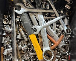 Various Filing Cabinets With Tools