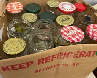 Lot of Glass Jars
