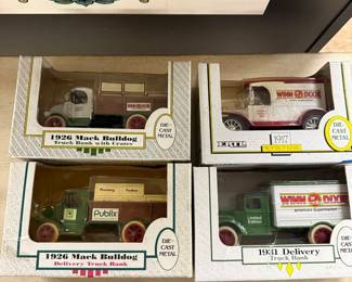 Vintage Die-Cast Metal Truck Banks