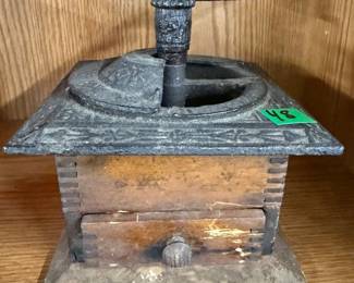 Vintage Hand-Crank Coffee Grinder
