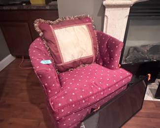 red side chairs (2 available)