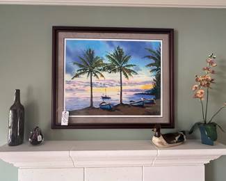Alex Parker "Palm Tree Sunset" serigraph #198/350