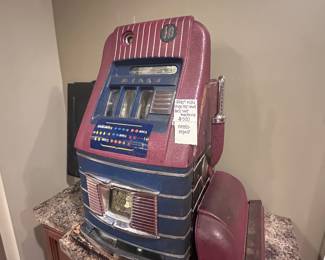 1940s Milla High Top Jewel Bell 10 cent slot machine (needs fixed)