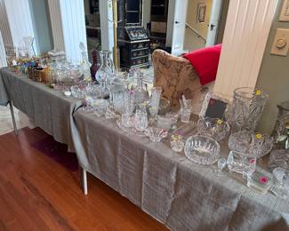 Glassware (some Waterford)