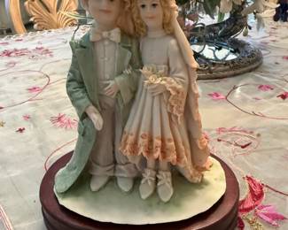 Vintage collectible figurine by artist Auro Belcari