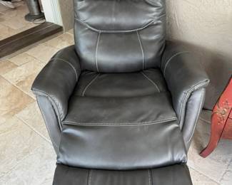 Power Leather Recliner