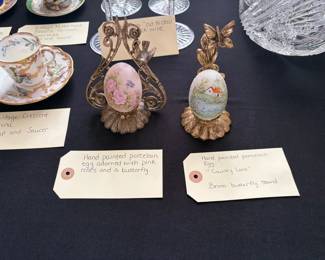 Hand Painted Porcelain Eggs